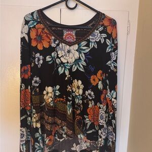 Johnny Was Floral Tee